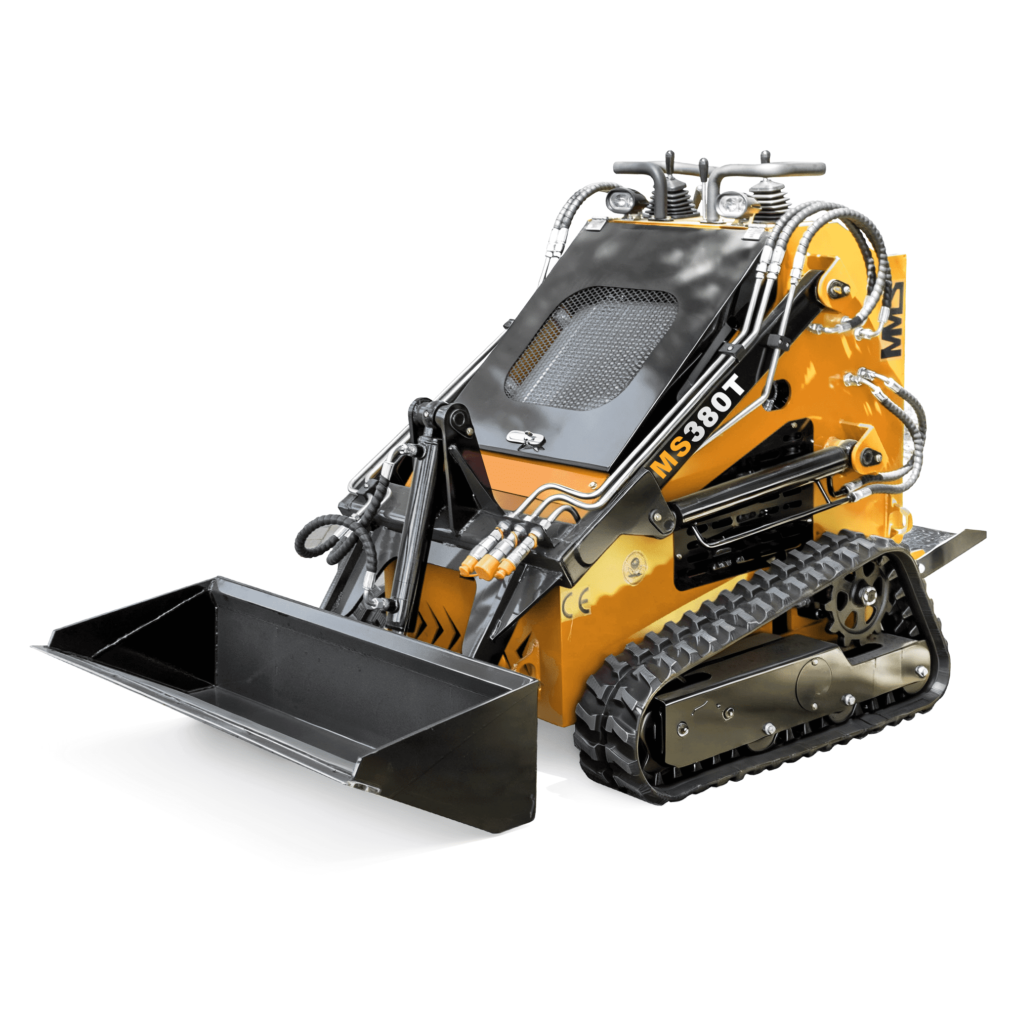 MMS 23HP Mini Skid Steer Loader with Bucket Dual Cylinder 627cc