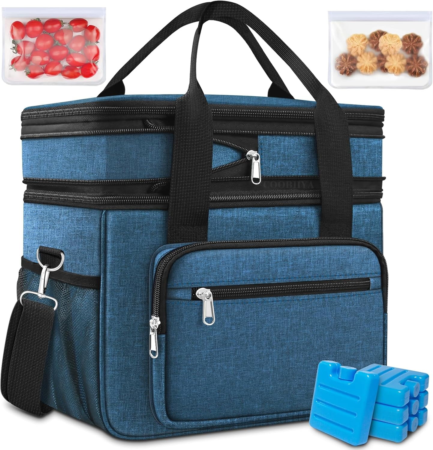 Santa Ana Non-Woven Insulated Snack Tote, image size:1443x1500