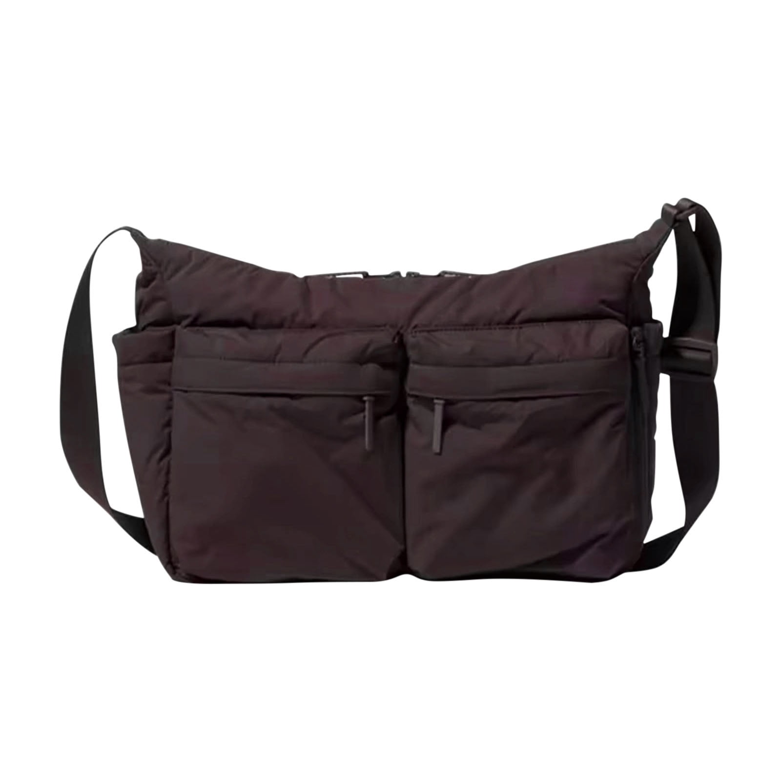 23L Waterproof Messenger Bag - 15.6" Laptop Compartment & 8-Pocket Crossbody Bag for Travel/Work (1680D Nylon)