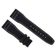 thumbnail image 1 of 23MM CALF LEATHER STRAP WATCH BAND CLASP FOR IWC PILOT PORTUGUESE WATCH BLACK WS, 1 of 2
