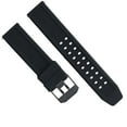 thumbnail image 1 of 23MM RUBBER WATCH BAND STRAP FOR CITIZEN NAVIHAWK ECO DRIVE PVD BLACK BUCKLE, 1 of 2