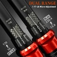 thumbnail image 1 of 23PCS 1/2-Inch Drive Torque Wrench Set, 10-170FT.LB/13.6-230.5Nm, 1/2 Drive Click Torque Wrench, 72-Tooth Dual-Range, ±3% Precision Adjustable Torque Wrenches for Cart, Motorcycle, Lug Nut, 1 of 6