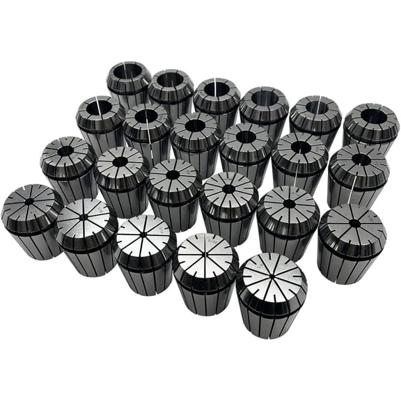 23PCS ER40 Collets Set 1/8" to 1" for Milling Engraving Machine