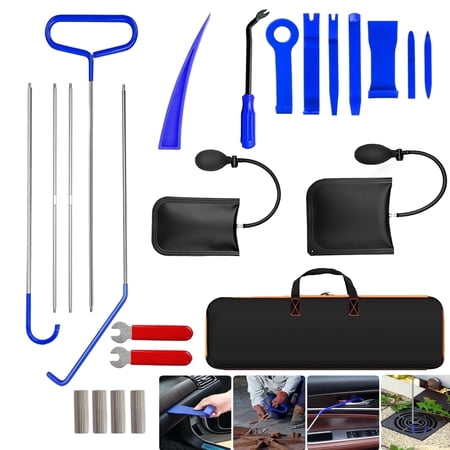 23PCS professional kit with air wedge pump, emergency tool,67 inch long reach tool