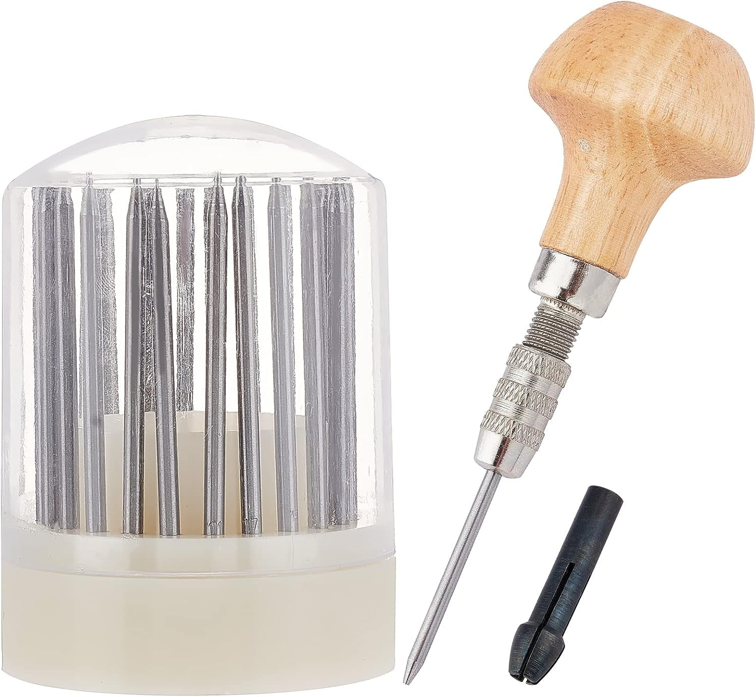 23Pcs Beading Tools Set with Wooden Handle and Storage Box Jewelry