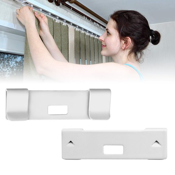 23Pcs Vertical Blind Repair Tab, Metal Vertical Blind Repair Vane Savers, Clips for Window Blinds Replacement Slats, White