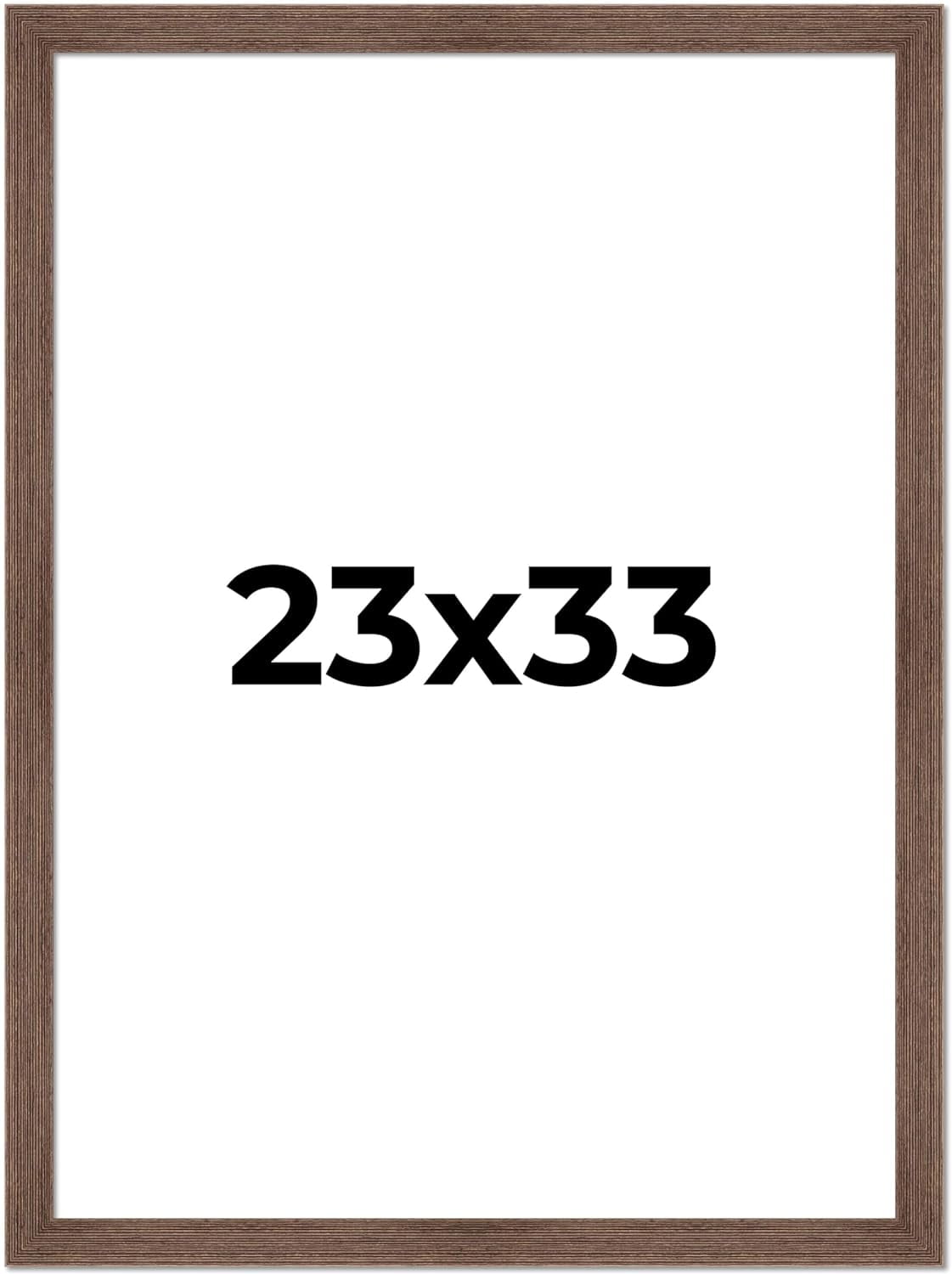 23X33 Frame Brown Distressed Barnwood Picture Frame Rustic Photo