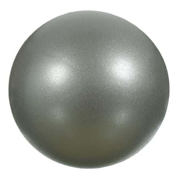 23cm/9 Inch Soft Yoga Exercise Ball, Anti-Slip Mini Pilates Ball for Core Training Strength Stability, Inflatable Small Gym Ball with Straw for Easy Inflation