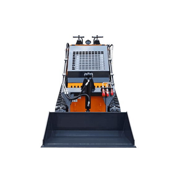 23hp Mini Skid Steer Loader, with Bucket 22-25hp, RATO Engine, Air Cooler for Farm Gardin Construction Digging, Bull-dozing, Drilling, Augering, US Stock