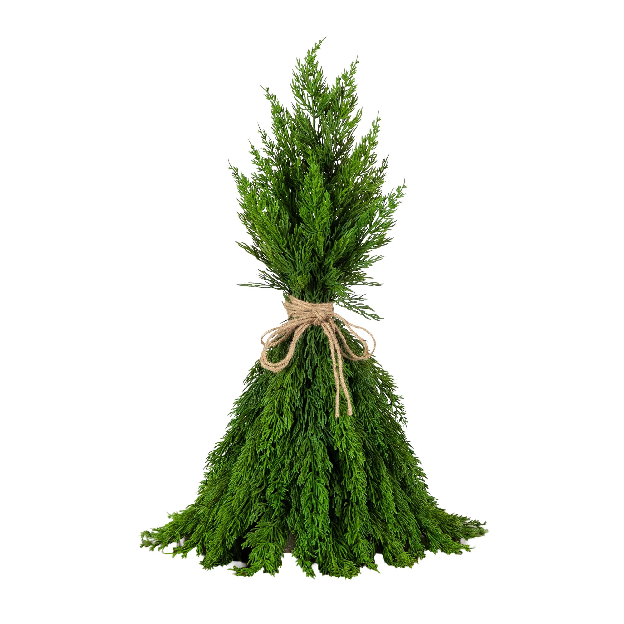 23in. Artificial Real Touch Christmas Cypress Standing Bundle