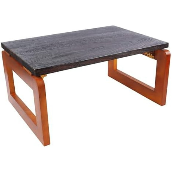 23inch Wood Foldable Coffee Table Red, Portable Bed Laptop Desk, Japanese Style Floor Table Bay Window Table Meditation Altar Table with Foldable Legs for Tea,Coffee,Snack$$Furniture