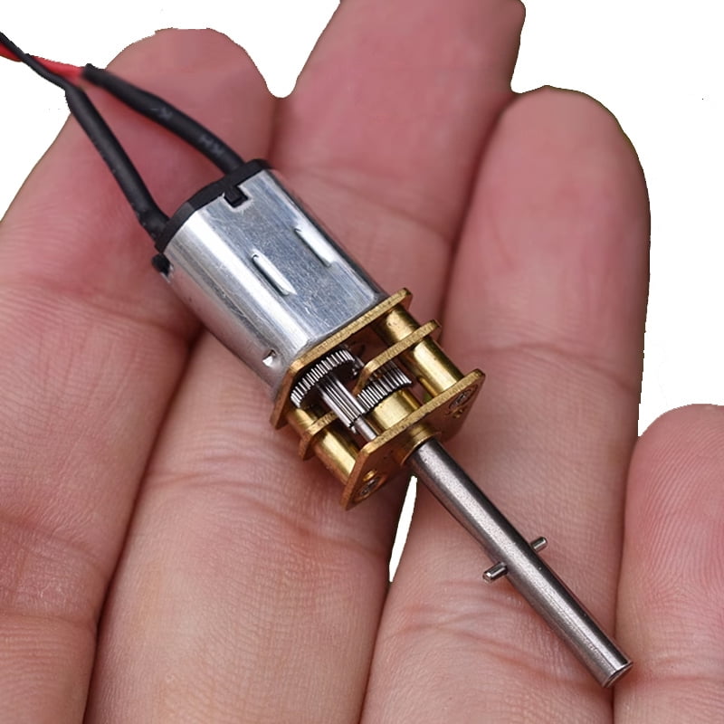 23mm Long Shaft Mini N20 Gear Motor Micro Full Metal Gearbox Gear ...