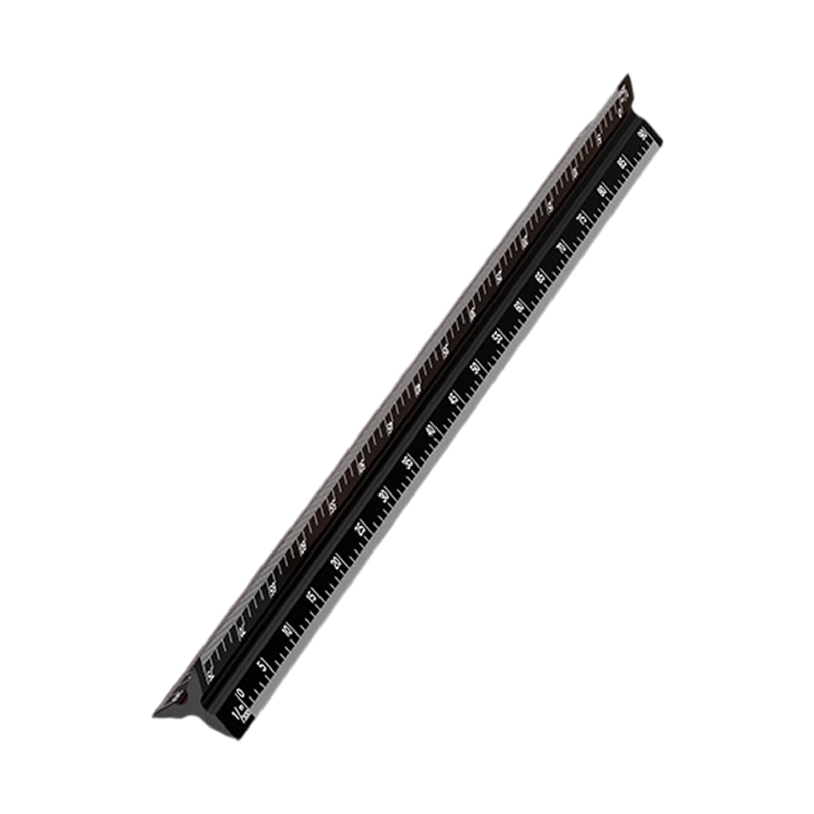 23mm Wide Aluminum Drafting Ruler With Clear Engraved Markings Suitable ...