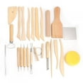 23pcs Pottery Clay Sculpture Carving Modelling Ceramic Hobby Art Craft