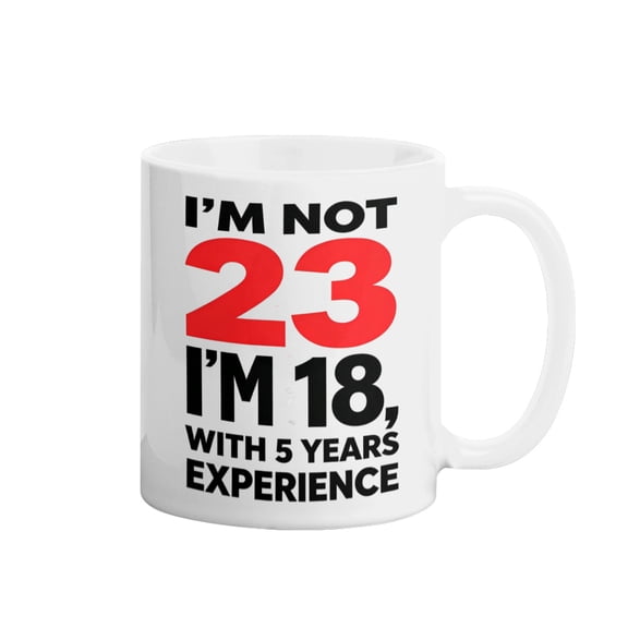 23rd Birthday Coffee Mug, 2003 Birthday Gifts for 23 Year Old Women Men, Novelty Ceramic Cup Gift for Son Daughter, 11oz