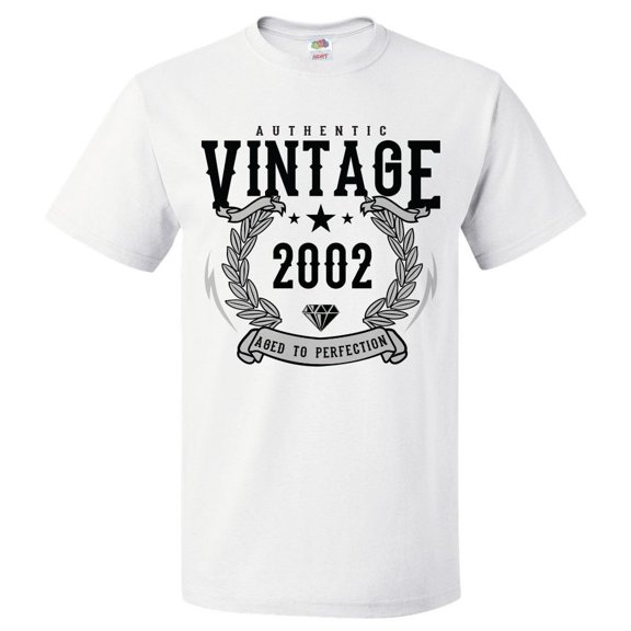 24th Birthday Gift For 24 Year Old 2002 Aged To Perfection T Shirt