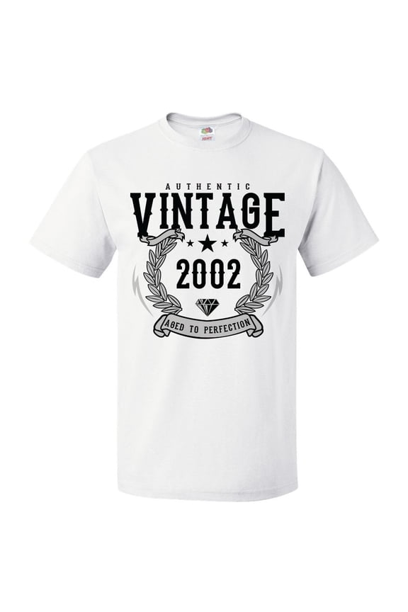 24th Birthday Gift For 24 Year Old 2002 Aged To Perfection T Shirt