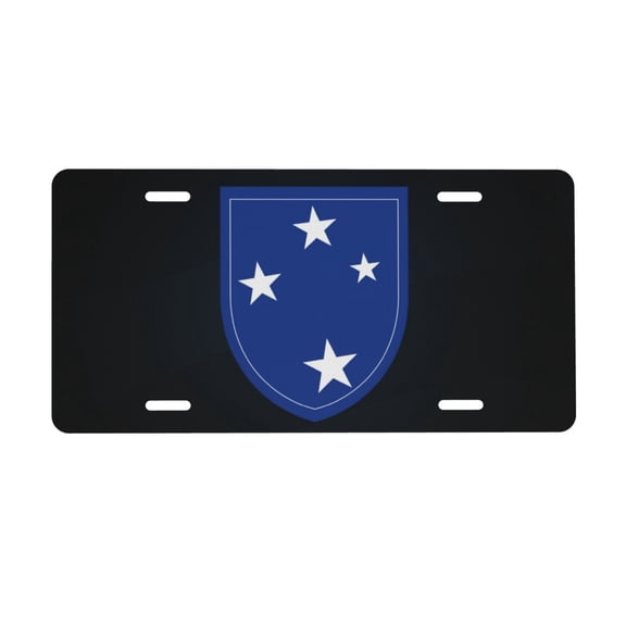 23rd Infantry Division Americal License Plate 6x12 Inch Thickening Aluminum Metal Decorative License Plates, Universal Fit For Trucks, Suvs, Vehicles