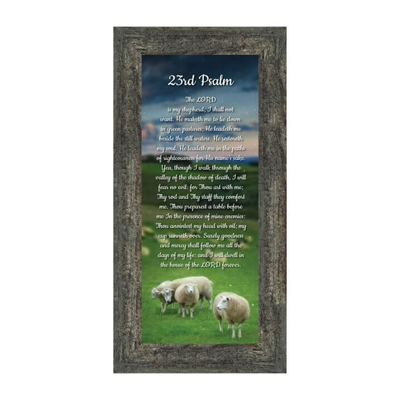 23rd Psalm, Bible Verse from Psalm, 4x10, 7307