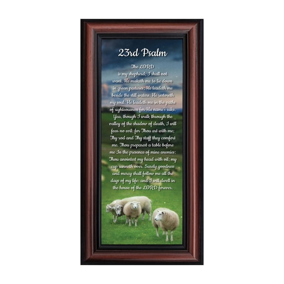 23rd Psalm, Bible Verse from Psalm, 4x10, 7307