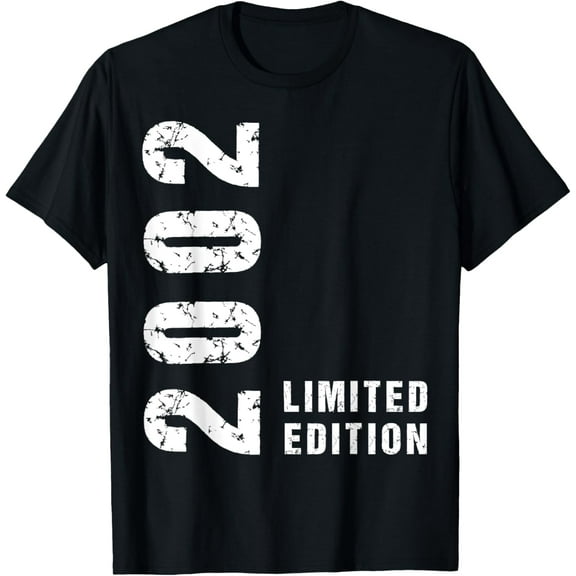 23th Birthday Gifts Men Women 23 Years Old Vintage 2002 T-Shirt