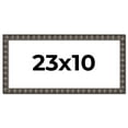 thumbnail image 1 of 23x10 Frame Black Brown Chestnut Mosaic Solid Wood Picture Frame | 1.125 Inch Moulding Width |, 1 of 8