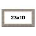 thumbnail image 1 of 23x10 Frame Grey Real Wood Picture Frame Width 2.75 Inches | Interior Frame Depth 0.5 Inches |, 1 of 8
