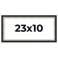 thumbnail image 1 of 23x10 Frame Silver Real Wood Picture Frame Width 1.25 Inches | Interior Frame Depth 0.75 Inches |, 1 of 8