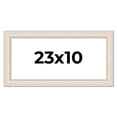 thumbnail image 1 of 23x10 Frame White Real Wood Picture Frame Width 1.75 inches | Interior Frame Depth 0.5 inches |, 1 of 8