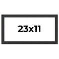 thumbnail image 1 of 23x11 Frame Black Real Wood Picture Frame Width 1.25 Inches | Interior Frame Depth 0.5 Inches |, 1 of 8