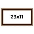 thumbnail image 1 of 23x11 Frame Gold Brown Plein Air Vintage Solid Wood Picture Frame | 1.75 Inches Moulding Width |, 1 of 8