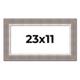 thumbnail image 1 of 23x11 Frame Grey Real Wood Picture Frame Width 2.75 Inches | Interior Frame Depth 0.5 Inches |, 1 of 8
