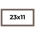 thumbnail image 1 of 23x11 Frame Silver Real Wood Picture Frame Width 1.25 Inches | Interior Frame Depth 0.5 Inches |, 1 of 8