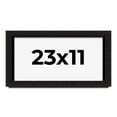 thumbnail image 1 of 23x11 Shadow Box Black Solid Wood Display Picture Frame | 1 Inch Rabbet Depth | | 1.375 Inch, 1 of 4