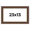 thumbnail image 1 of 23x13 Copper and Brown Real Wood Picture Frame Width 2 inches | Interior Frame Depth 0.5 inches |, 1 of 8
