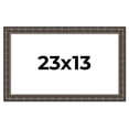 thumbnail image 1 of 23x13 Frame Black Bamboo Solid Wood Picture Frame Width 1.5 Inches | Interior Frame Depth 0.5, 1 of 8