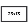 thumbnail image 1 of 23x13 Frame Black Real Wood Picture Frame Width 1.25 Inches | Interior Frame Depth 0.5 Inches |, 1 of 8