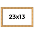 thumbnail image 1 of 23x13 Frame Gold Rustic Solid Wood Picture Frame | 1.25 Inch Wide Moulding | Rustique Gold, 1 of 8