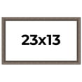 thumbnail image 1 of 23x13 Frame Silver Real Wood Picture Frame Width 1.25 Inches | Interior Frame Depth 0.5 Inches |, 1 of 8