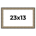 thumbnail image 1 of 23x13 Frame Silver Real Wood Picture Frame Width 1.75 Inches | Interior Frame Depth 0.5 Inches |, 1 of 8