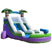 23x13x9Ft Inflatable Water Slide with Detachable Slide Climbing Ladder and Pool, Giant Wet Dry Use Commercial Grade PVC Inflatable for Birthday Party Rental Giftwith 950W Blower