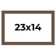 thumbnail image 1 of 23x14 Frame Brown Distressed Barnwood Picture Frame | Rustic Farmhouse Photo Frame Includes UV, 1 of 8