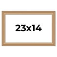 thumbnail image 1 of 23x14 Frame Charleston Honey Brown Solid Wood Picture Frame Width 1.75 Inches | Interior Depth 0.5, 1 of 8