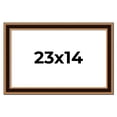 thumbnail image 1 of 23x14 Frame Gold Brown Plein Air Vintage Solid Wood Picture Frame | 1.75 Inches Moulding Width |, 1 of 8