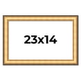 thumbnail image 1 of 23x14 Frame Gold Plein Aire Solid Wood Picture Frame Width 2 Inches | Interior Frame Depth 0.5, 1 of 8