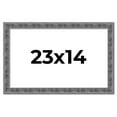 thumbnail image 1 of 23x14 Frame Silver Black Rustic Sonoma Solid Wood Picture Frame | 1.5 Inch Moulding Width |, 1 of 8