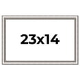 thumbnail image 1 of 23x14 Frame Silver Real Wood Picture Frame Width 1.25 Inches | Interior Frame Depth 0.5 Inches |, 1 of 8