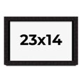 thumbnail image 1 of 23x14 Shadow Box Black Solid Wood Display Picture Frame | 1 Inch Rabbet Depth | | 1.375 Inch, 1 of 4