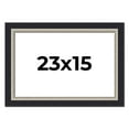 thumbnail image 1 of 23x15 Frame Black Real Wood Picture Frame Width 2.25 Inches | Interior Frame Depth 0.5 Inches |, 1 of 8