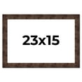 thumbnail image 1 of 23x15 Frame Brown Burl Real Wood Picture Frame Width 1.625 Inches | Interior Frame Depth 0.5 Inches, 1 of 8